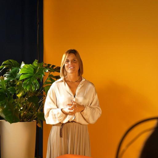 A woman during Born to Be Unique backstage.